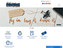 Tablet Screenshot of abbotsfordhyundai.com